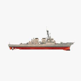 USS Stout LOD 3 3D